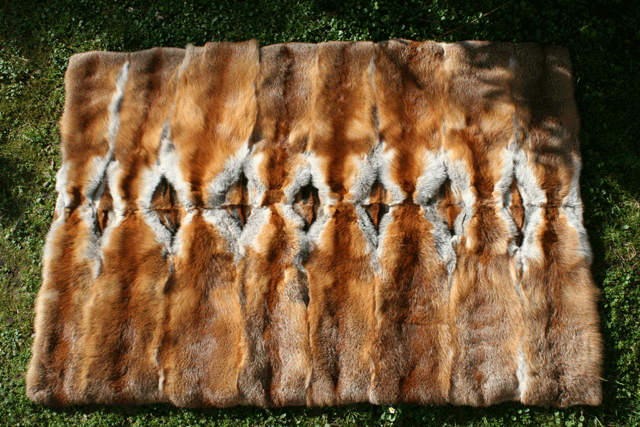 #1 Rotfuchs-Kuschelfelldecke